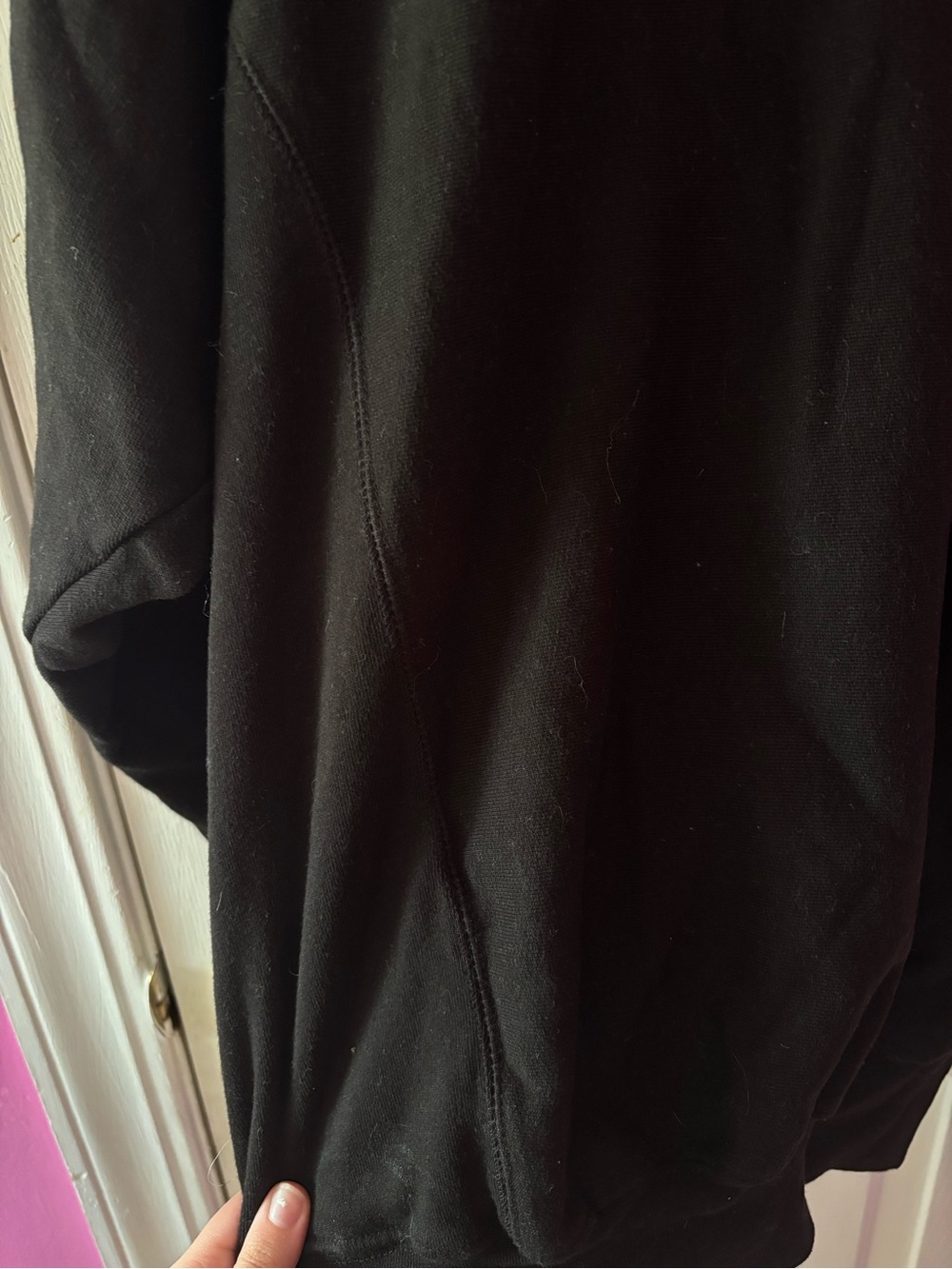 Vintage Steve & Barry's Pink Ladies Crewneck Sweatshirt Black Large - Picture 6 of 10